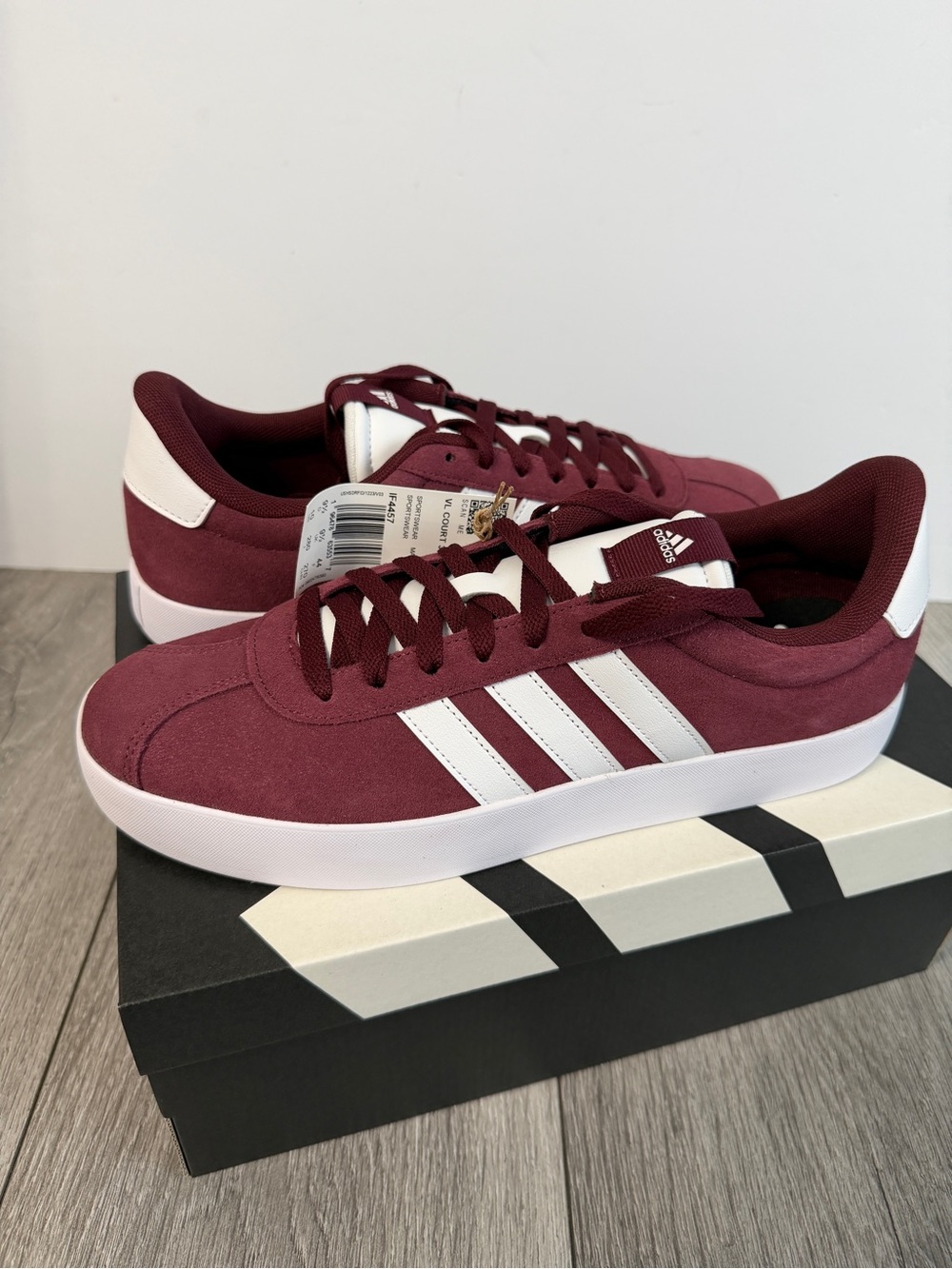 Adidas VL Court Men’s Shoes NWT Size 10